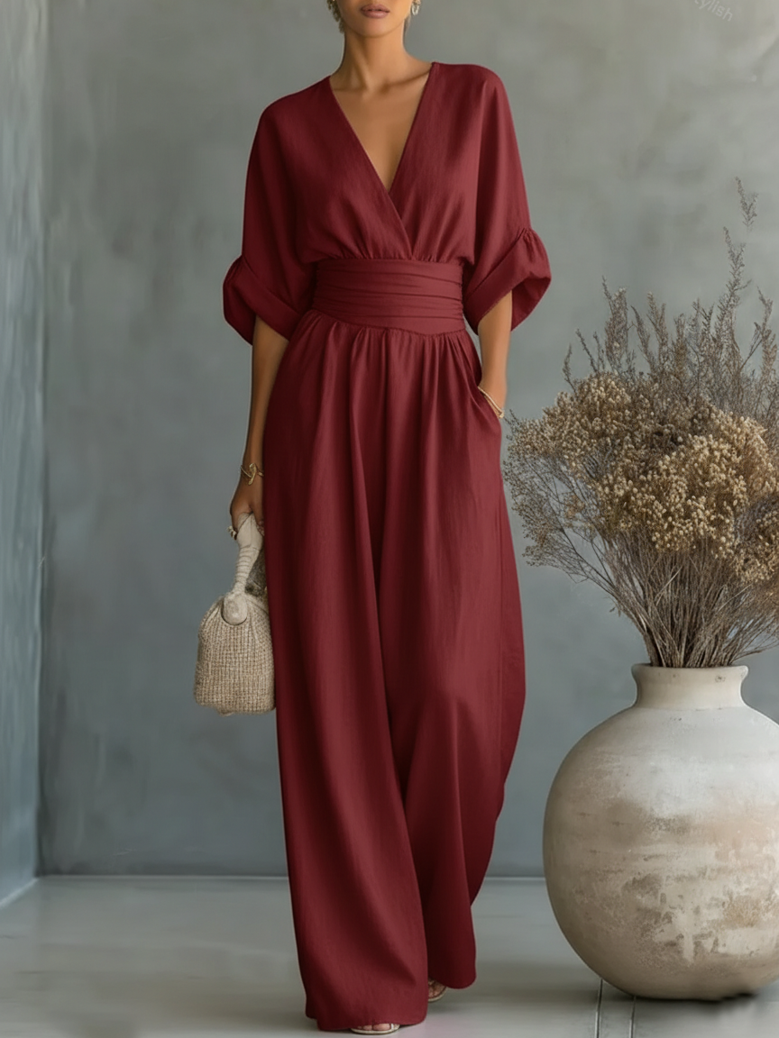 Maja – V-pääntiejumpsuit