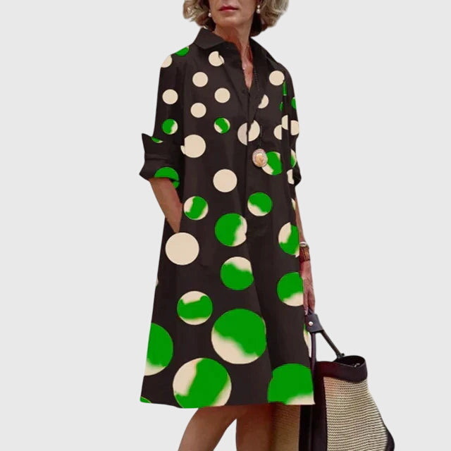 Lieke | Tyylikäs mekko taskuilla