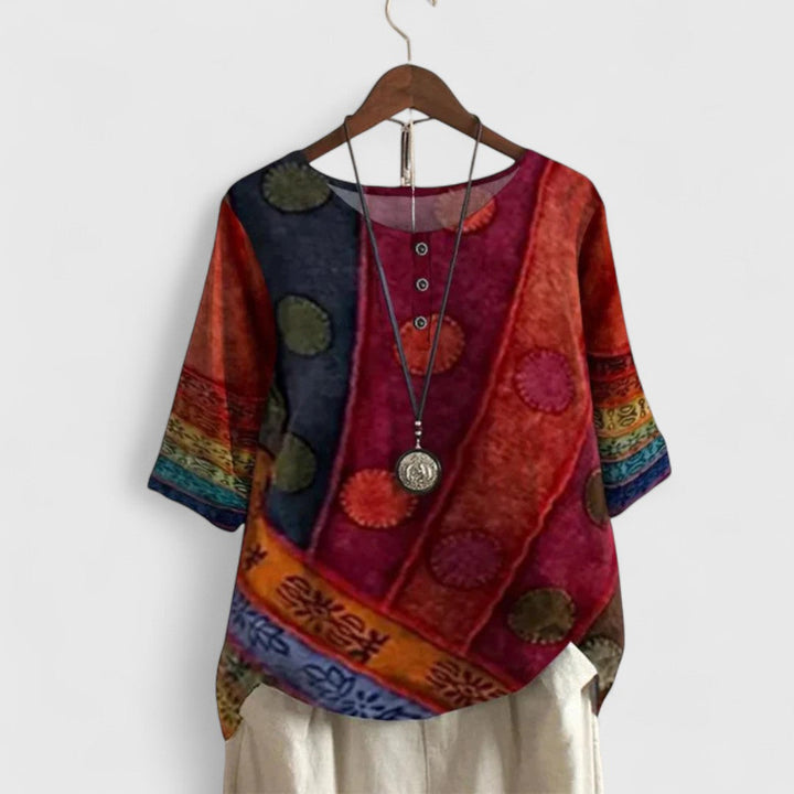 Carine | Tyylikäs boho-toppi