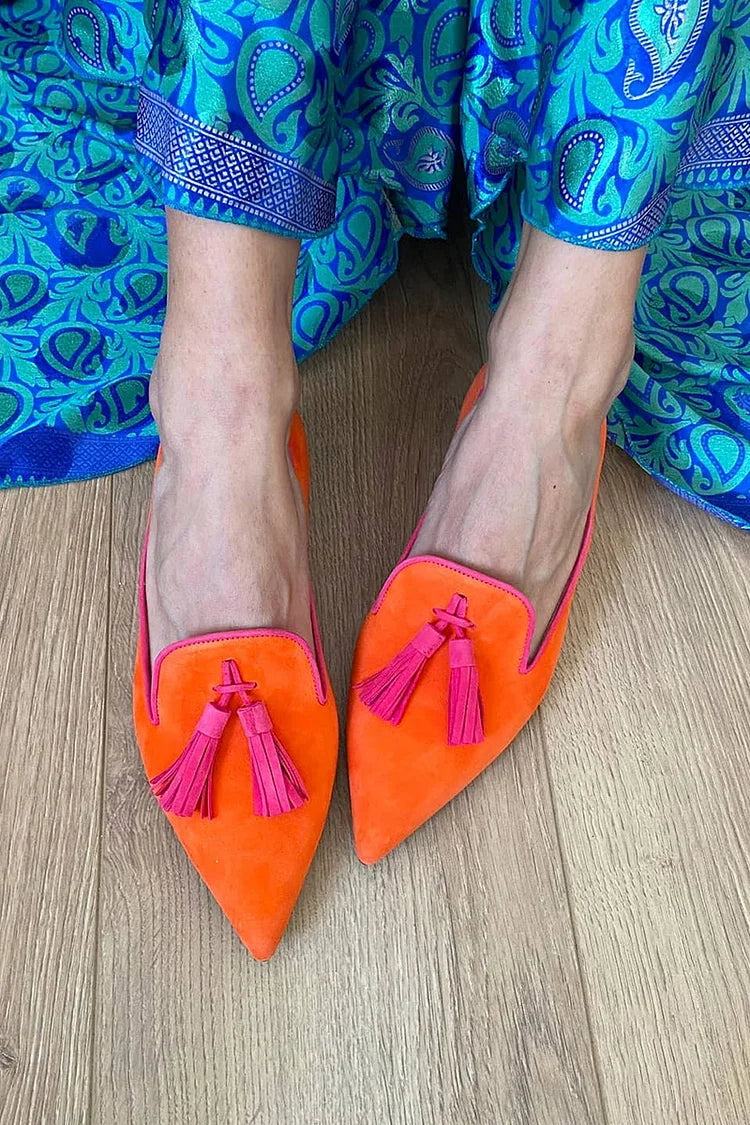 Portia | Boho-loaferit hapsuilla