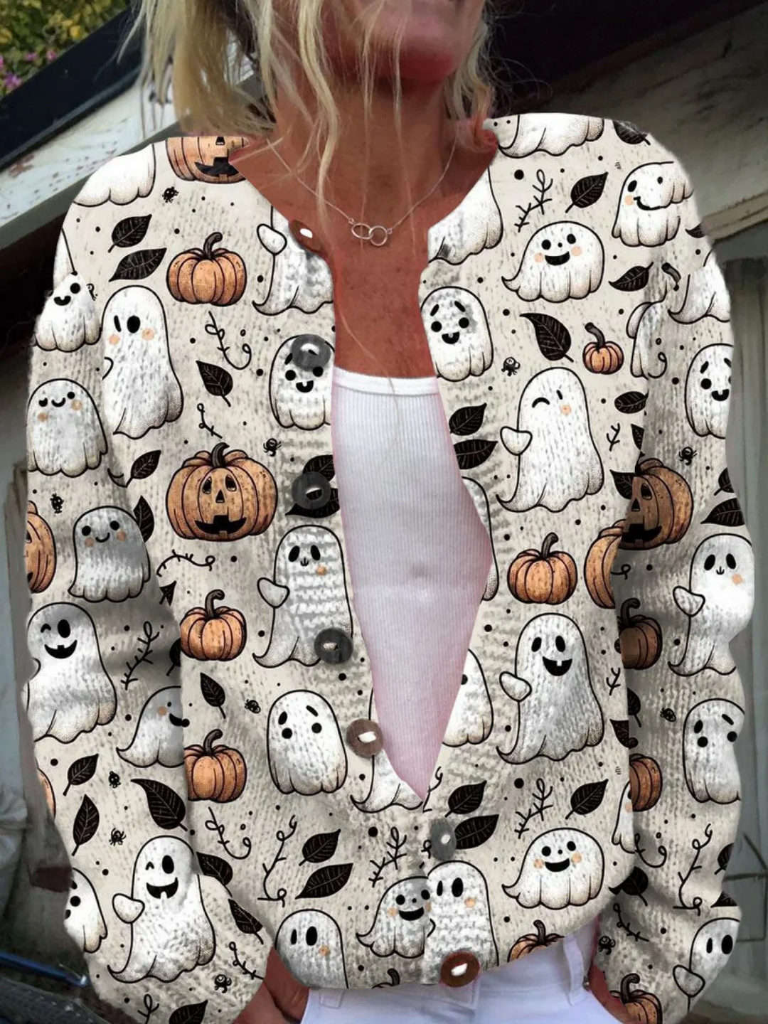 Lisa | Halloween-neuletakki