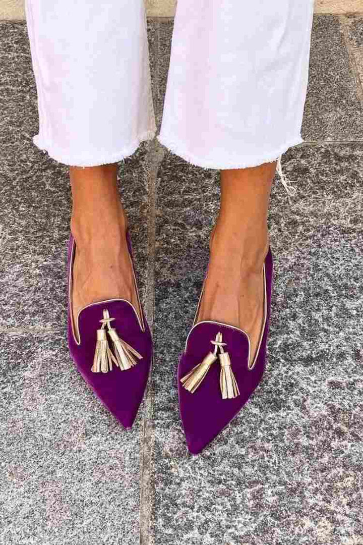 Portia | Boho-loaferit hapsuilla