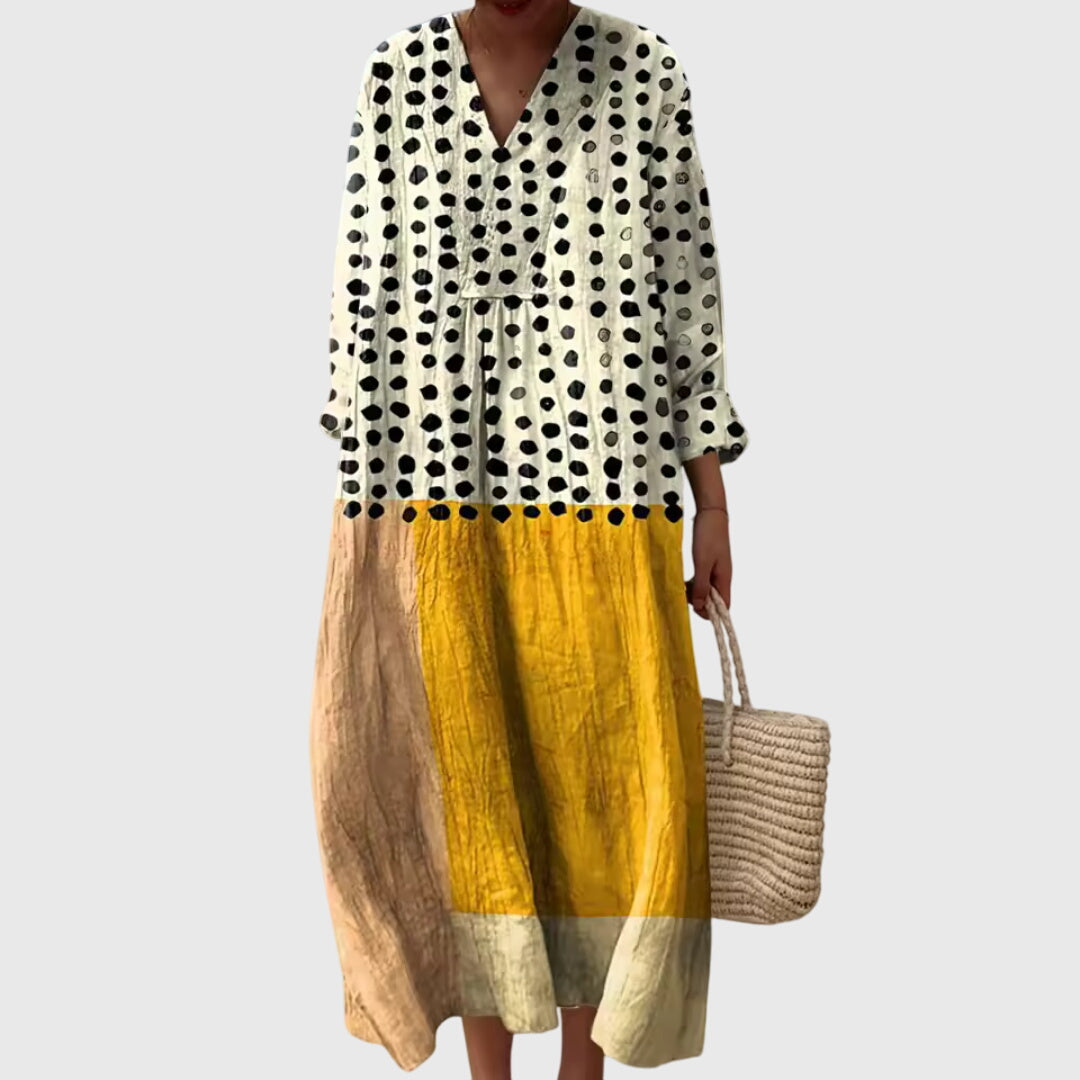 Olive | Geometrinen mekko