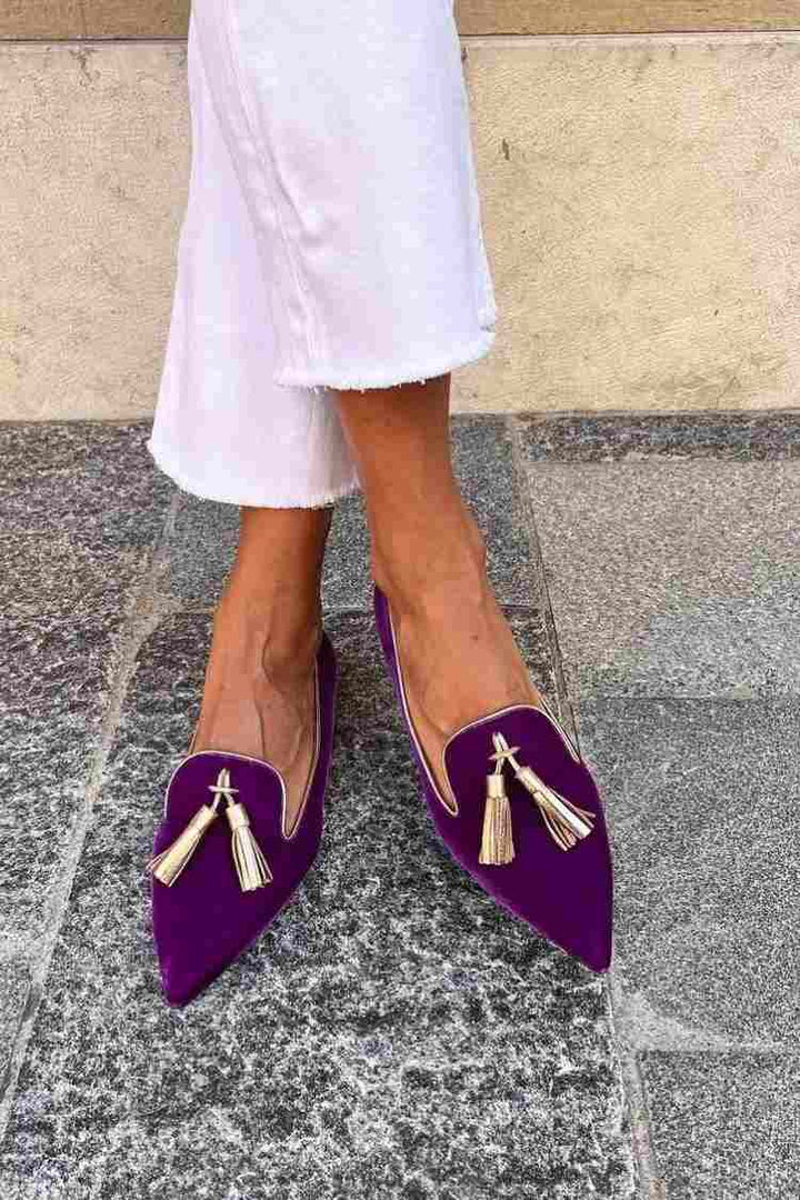 Portia | Boho-loaferit hapsuilla