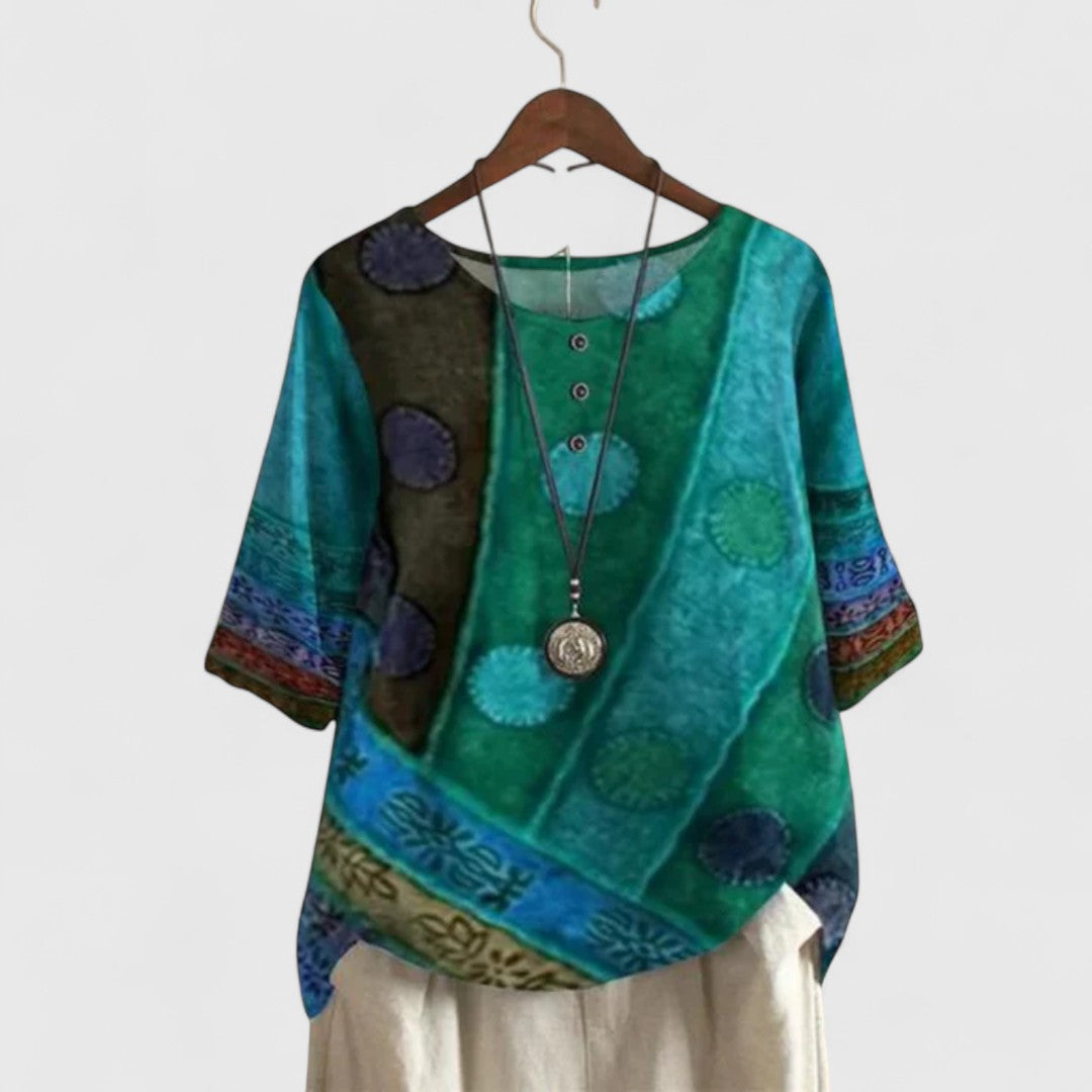 Carine | Tyylikäs boho-toppi