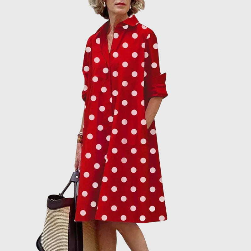 Lieke | Tyylikäs mekko taskuilla