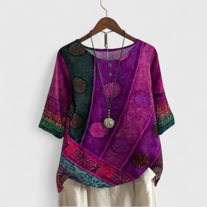 Carine | Tyylikäs boho-toppi