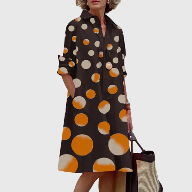 Lieke | Tyylikäs mekko taskuilla