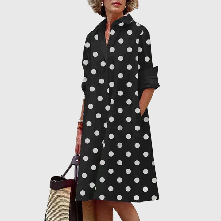 Lieke | Tyylikäs mekko taskuilla