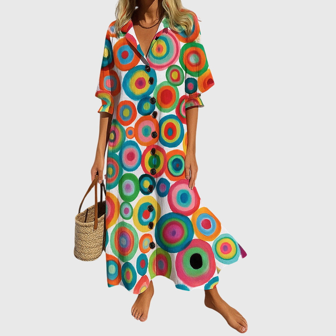 Heleen | Tyylikäs hoikentava mekko