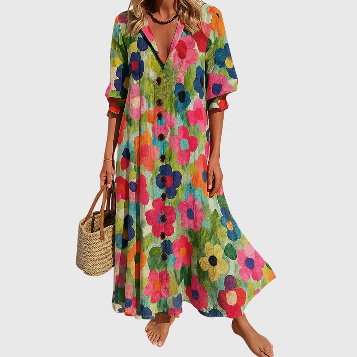 Heleen | Tyylikäs hoikentava mekko
