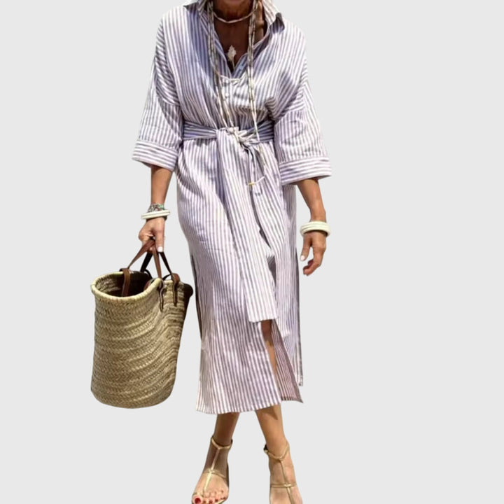 Lisette | Klassinen raidallinen mekko