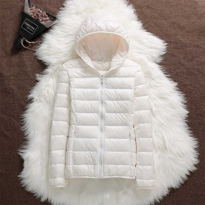 TRANSITIONAL PUFFED JACKET | VALKOINEN