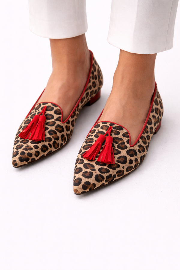 Gelly | Safarimokkasiinit leopardikuviolla