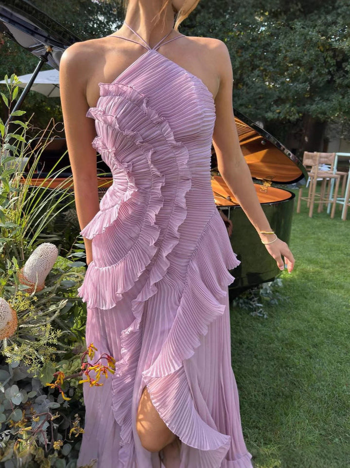 Eleonora – Elegantti röyhelömekko