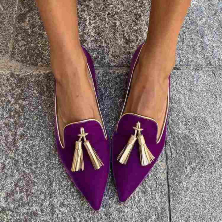 Portia | Boho-loaferit hapsuilla