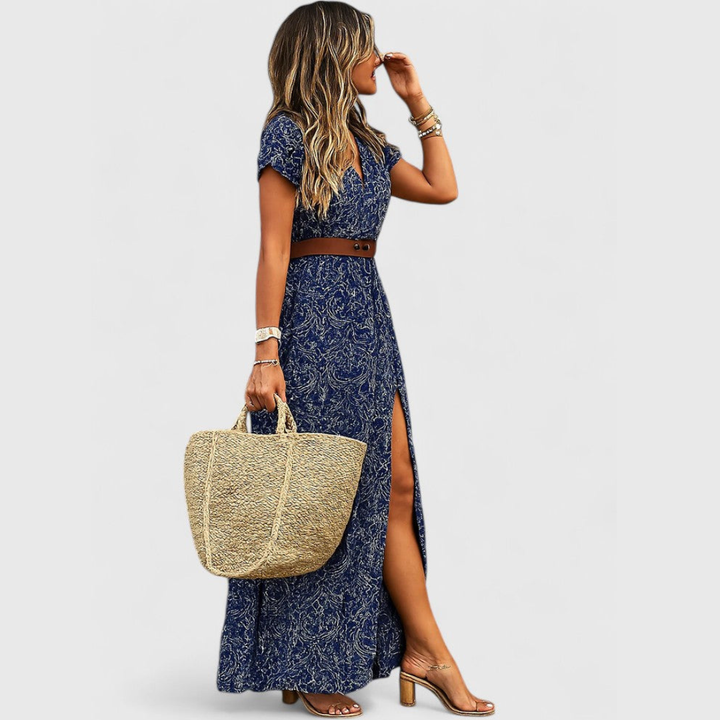 Caroline | Tyylikäs boho-maksimekko