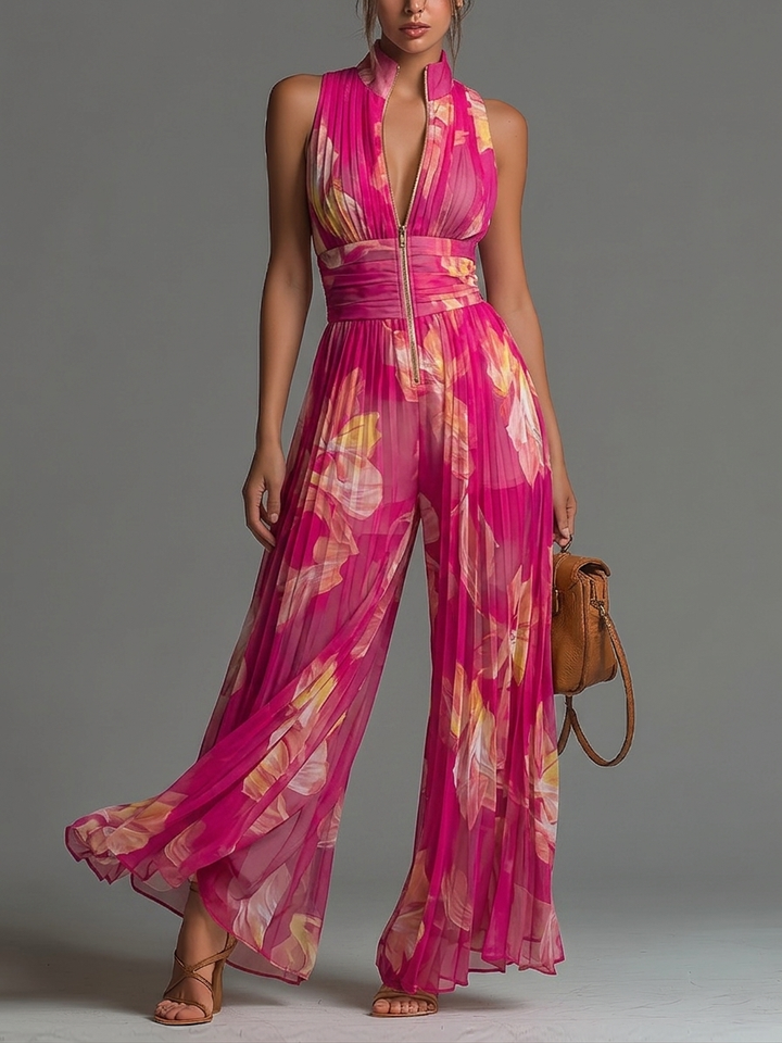 Leabella – Kukkakuvioinen jumpsuit