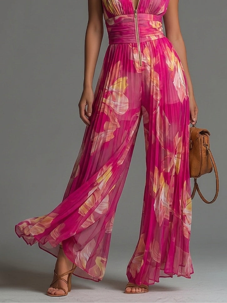 Leabella – Kukkakuvioinen jumpsuit