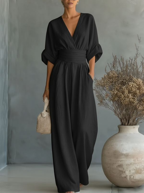 Maja – V-pääntiejumpsuit