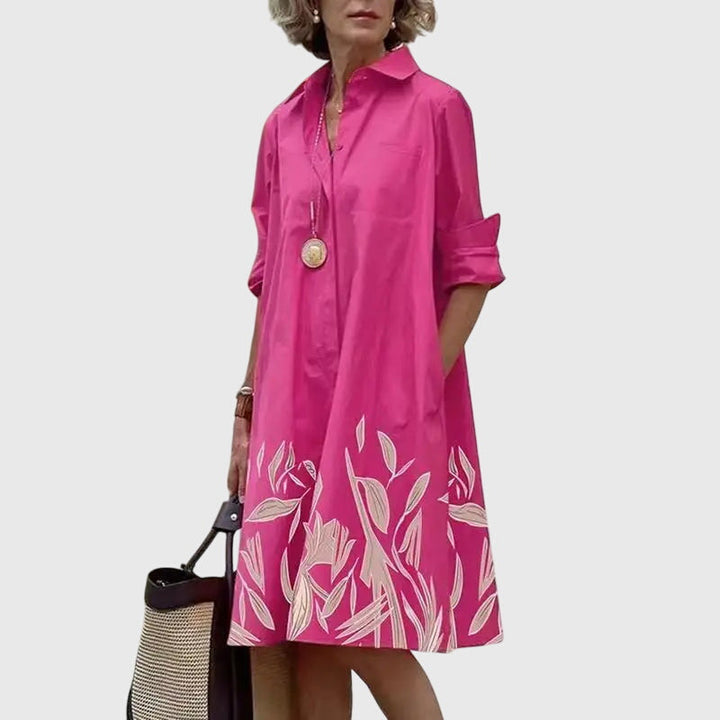 Lieke | Tyylikäs mekko taskuilla