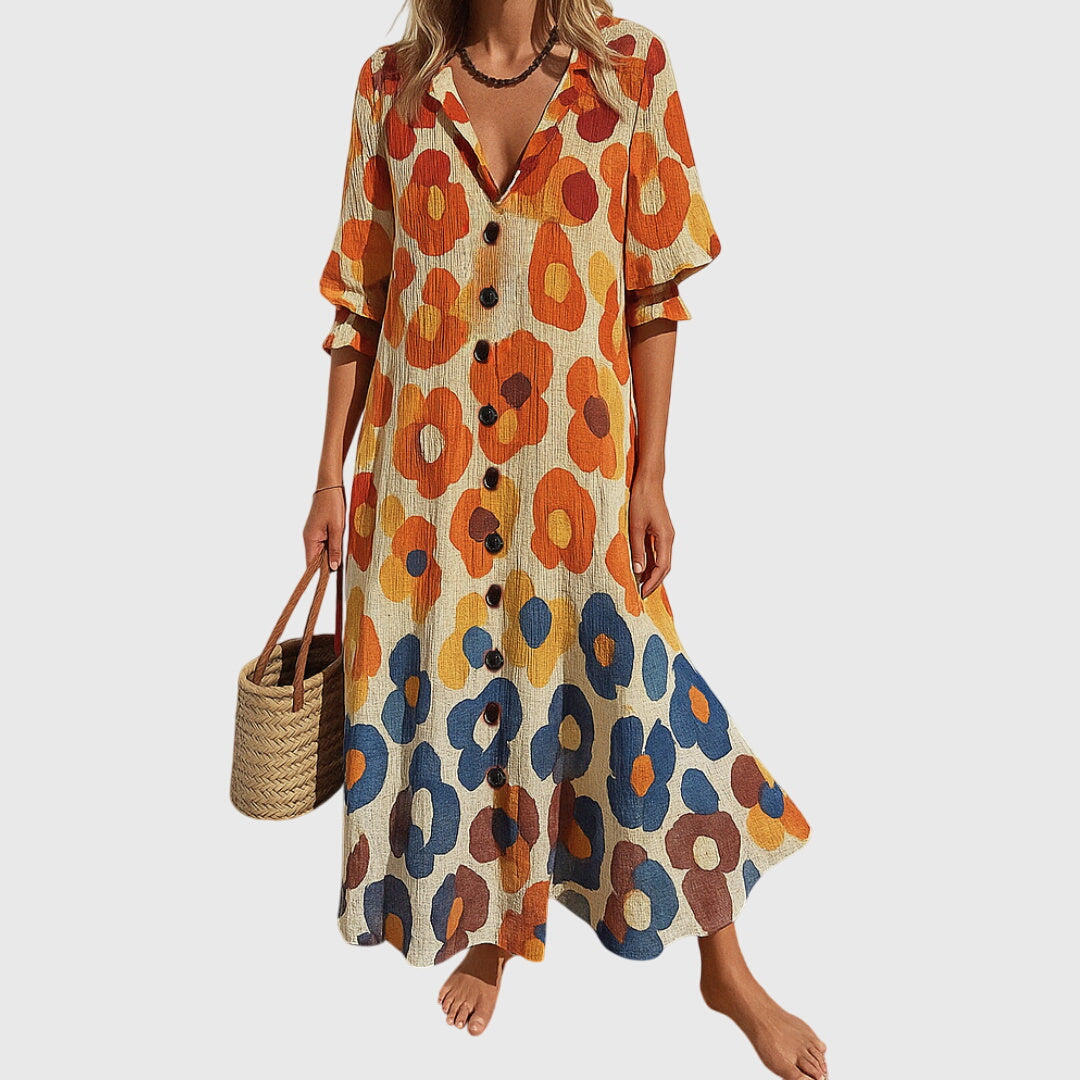 Heleen | Tyylikäs hoikentava mekko