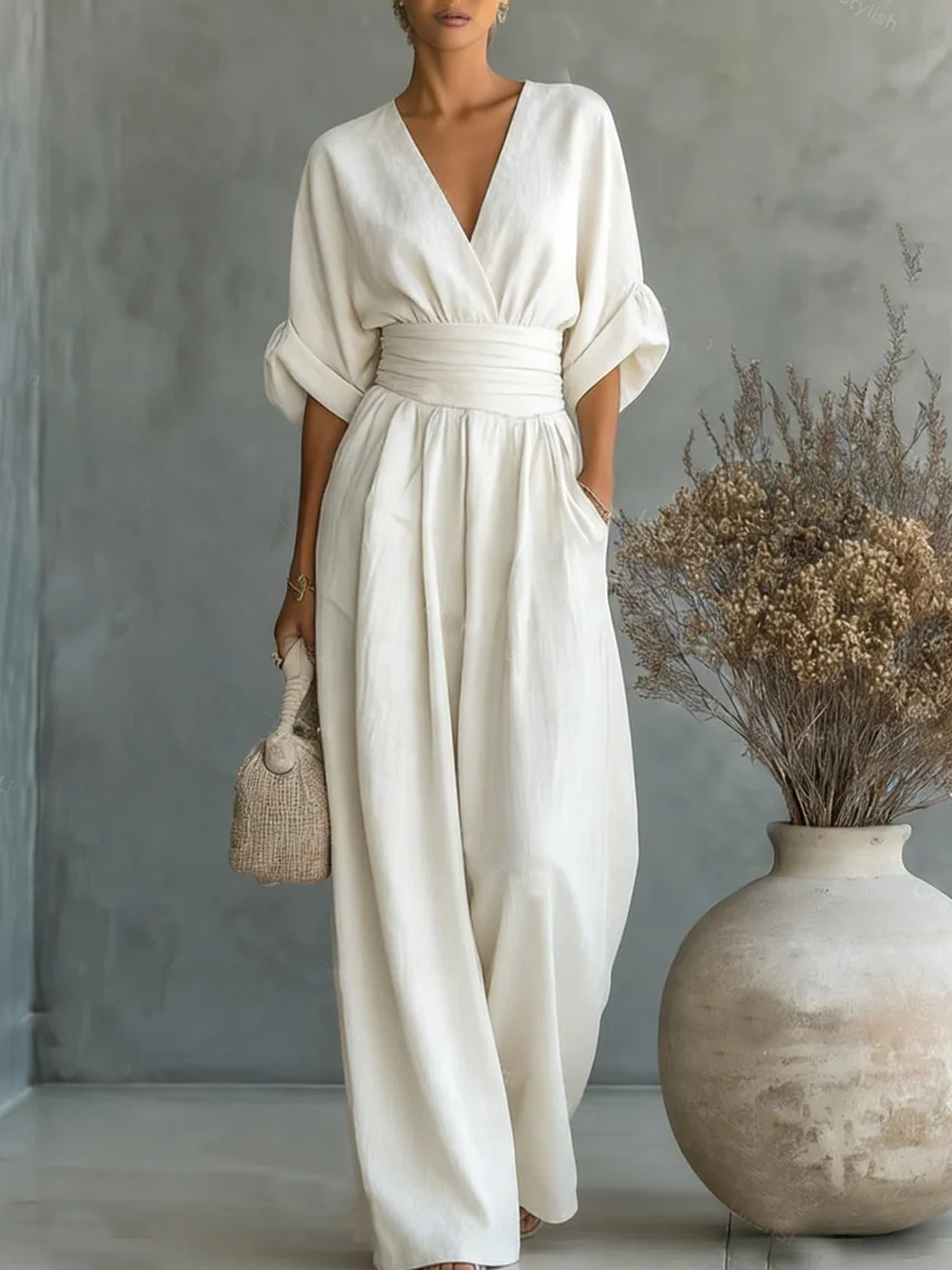 Maja – V-pääntiejumpsuit