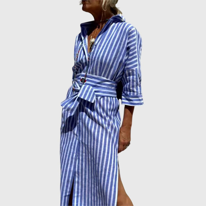 Lisette | Klassinen raidallinen mekko