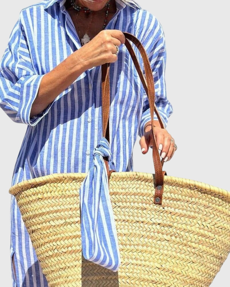 Lisette | Klassinen raidallinen mekko