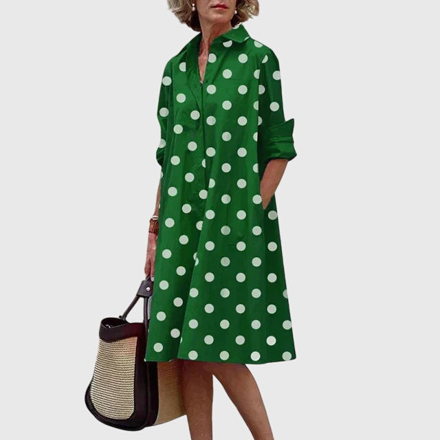 Lieke | Tyylikäs mekko taskuilla