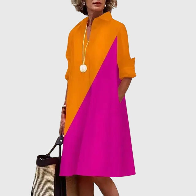 Lieke | Tyylikäs mekko taskuilla