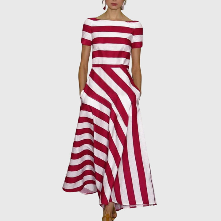 Yke | Raidallinen mekko