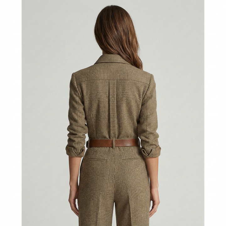 Celia – Ruudullinen jumpsuit