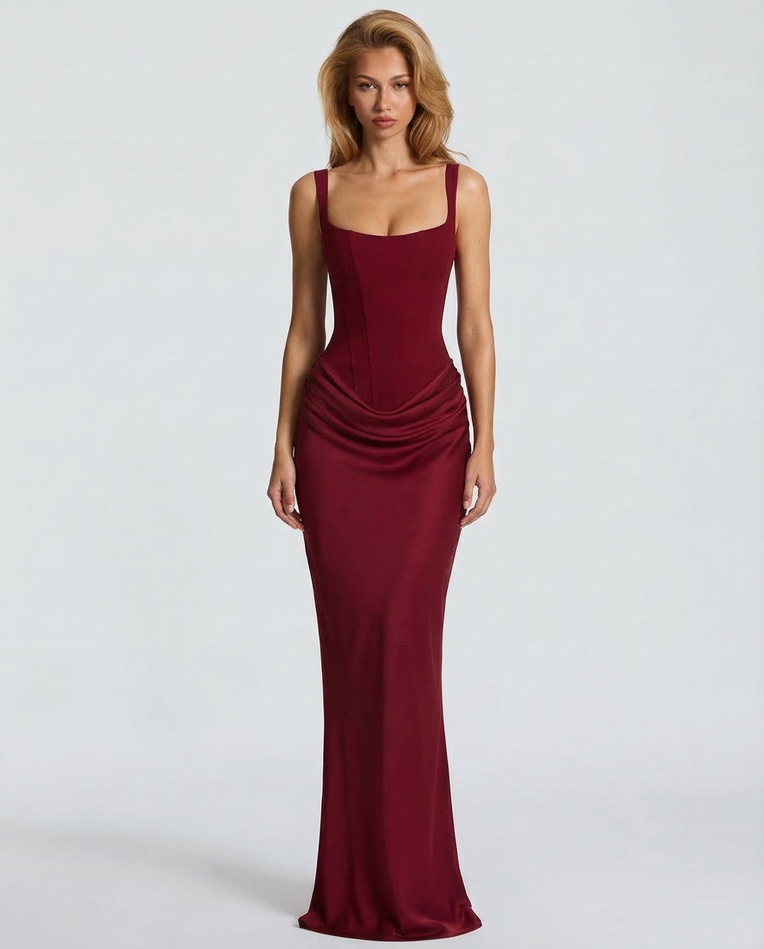 Olivia – Hourglass-maksimekko