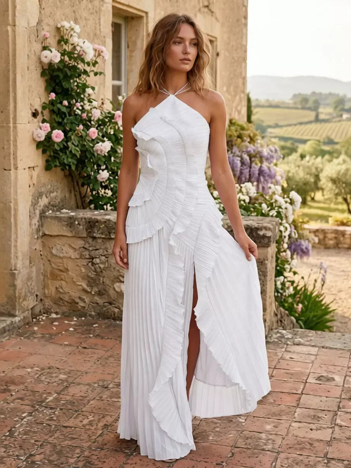 Eleonora – Elegantti röyhelömekko
